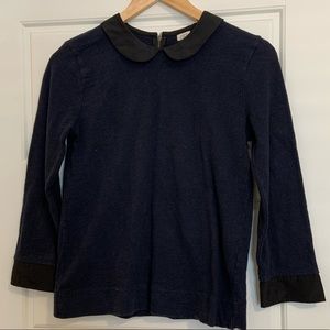 J Crew Peter Pan collar